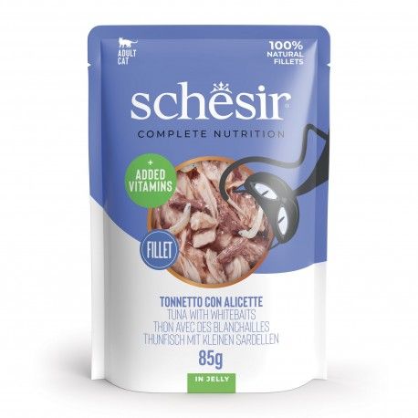 Schesir CB tuńczyk ze szprotkami w galarecie 85 g