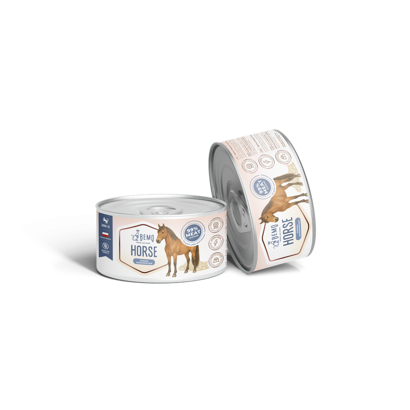 Bemo Royal Cat Food - karma mokra dla kota z koniną 200g