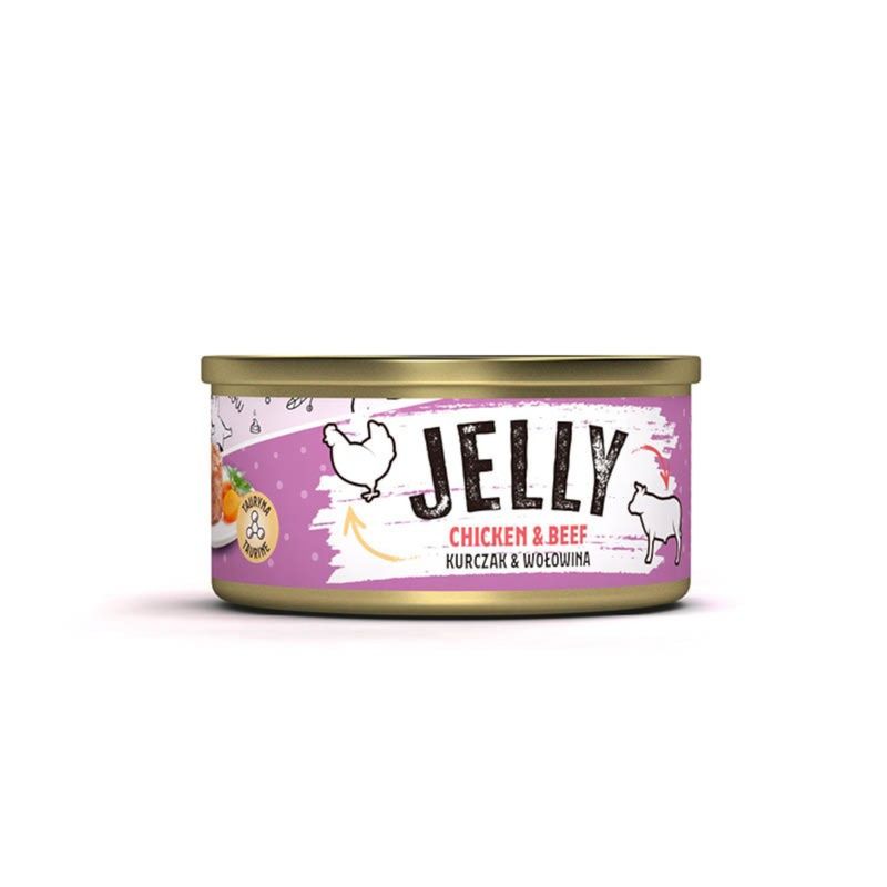 MR. BANDIT JELLY CHICKEN WITH BEEF - kurczak z wołowiną w galaretce 80g