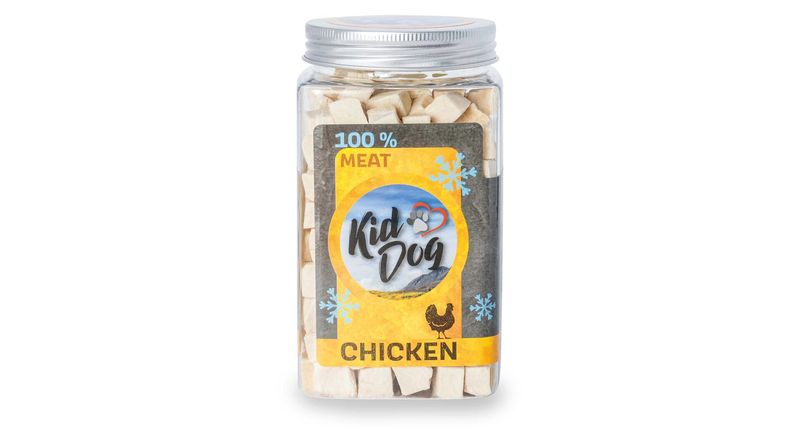 KidDog super premium - czyste liofilizowane mięso kurczaka 80g