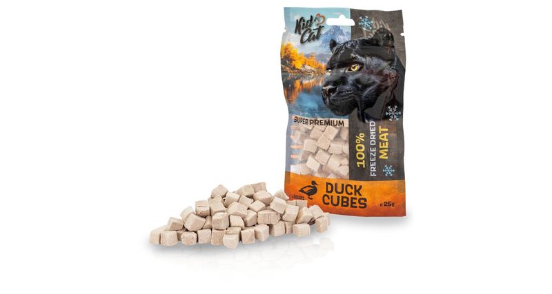 KidCat Super Premium - 100% liofilizowane mięso kaczki 25g