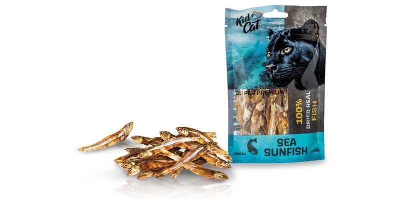 KidCat Super Premium - 100% suszone szprotki morskie 50g
