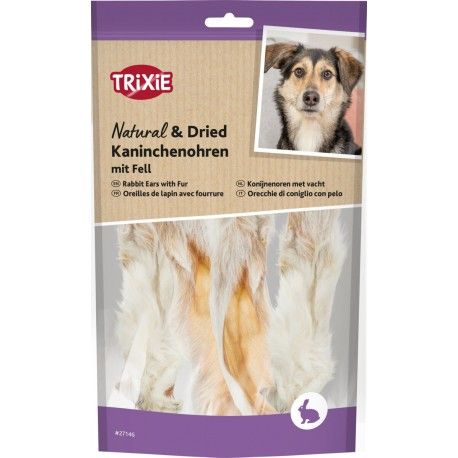 Trixie uszy królicze z sierścią 100g