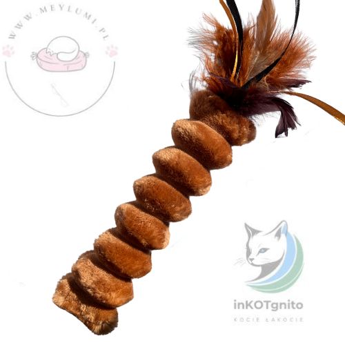 Meylumi szarpiszon mini 2.0 z łuską gryki (waleriana i kocimiętka) KARMEL