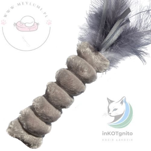 Meylumi szarpiszon mini 2.0 z łuską gryki (waleriana i kocimiętka) LIGHT GREY