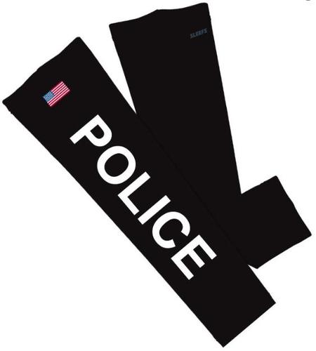 Police Black Arm Sleeves