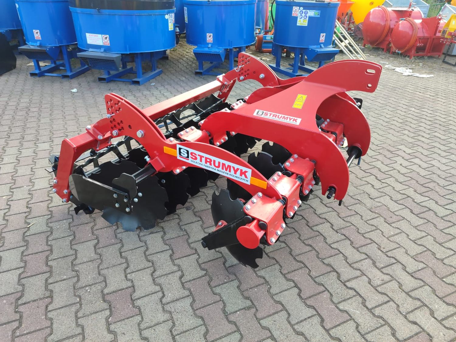 Scheibenegge 2,2 m mit Rohrstabwalze