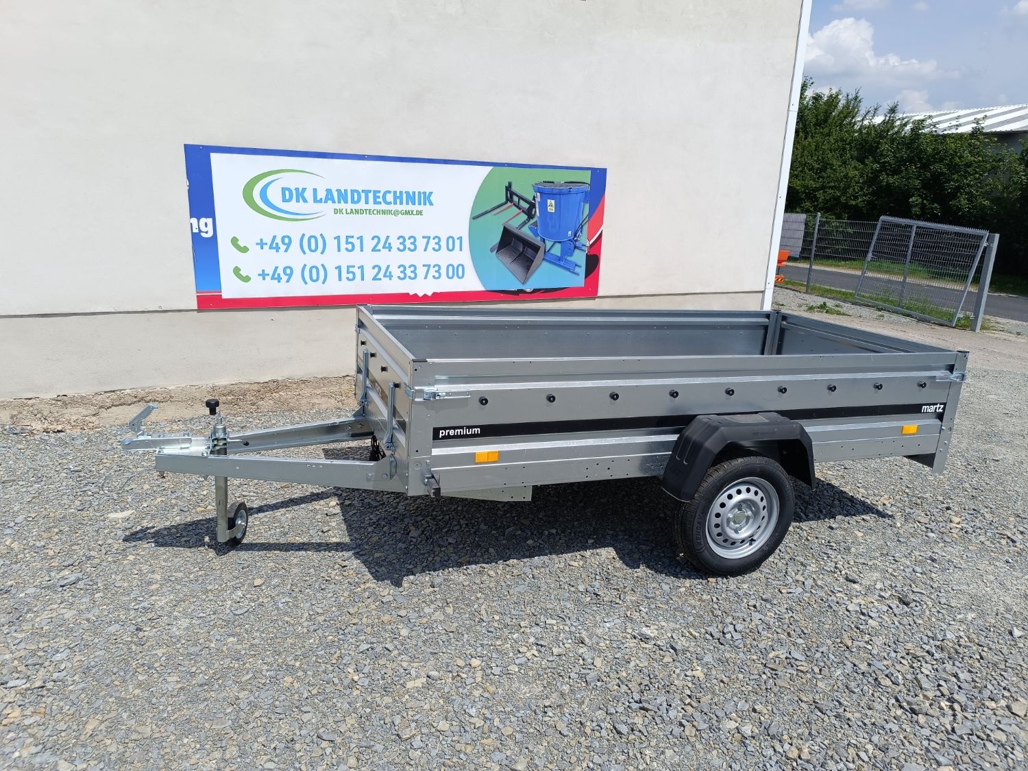 PKW Anhänger ungebremst 750 kg 205 cm x126 cm x 70 cm