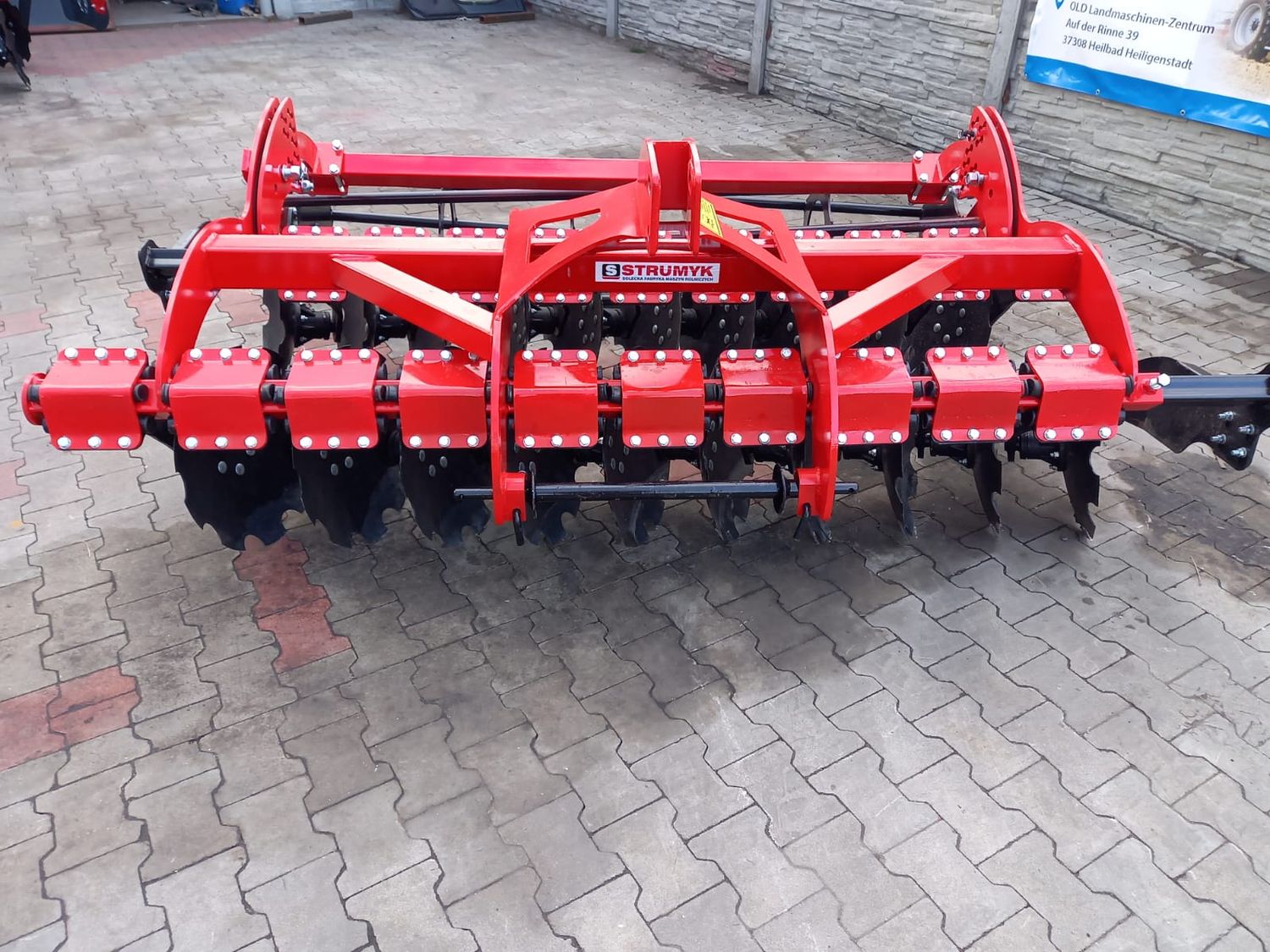 Scheibenegge 2,5 m mit Rohrstabwalze