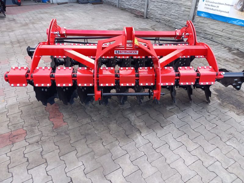 Scheibenegge 2,5 m mit Rohrstabwalze