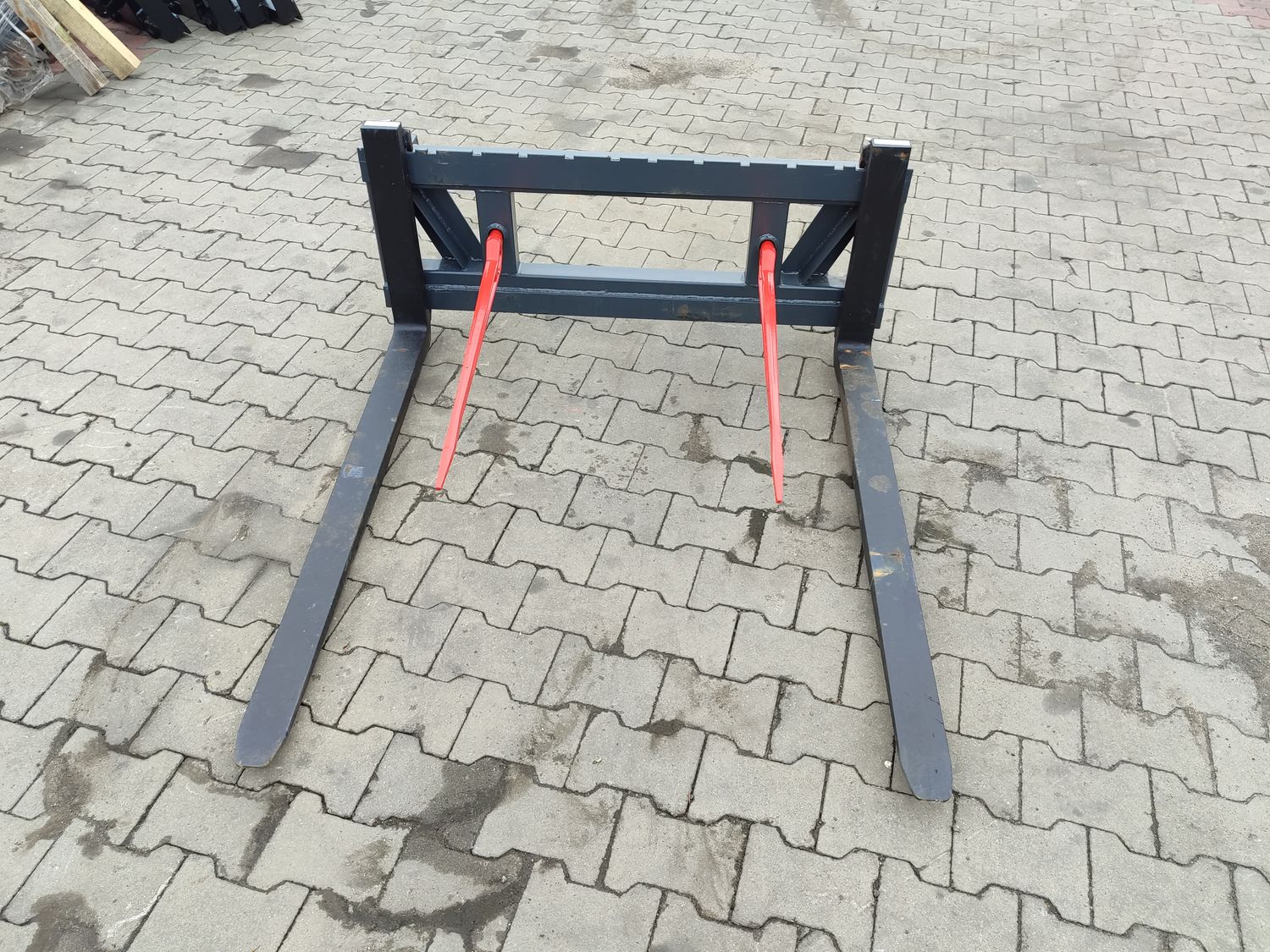 Palettengabel 2000kg -Euro 1,2m 120cm inkl. 2 spieße