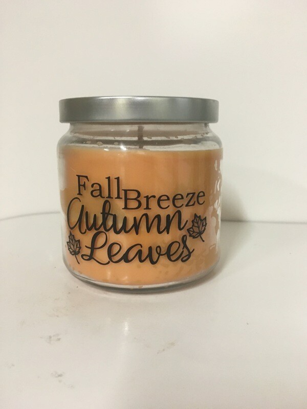 "Fall Breeze, Autumn Leaves" Candle