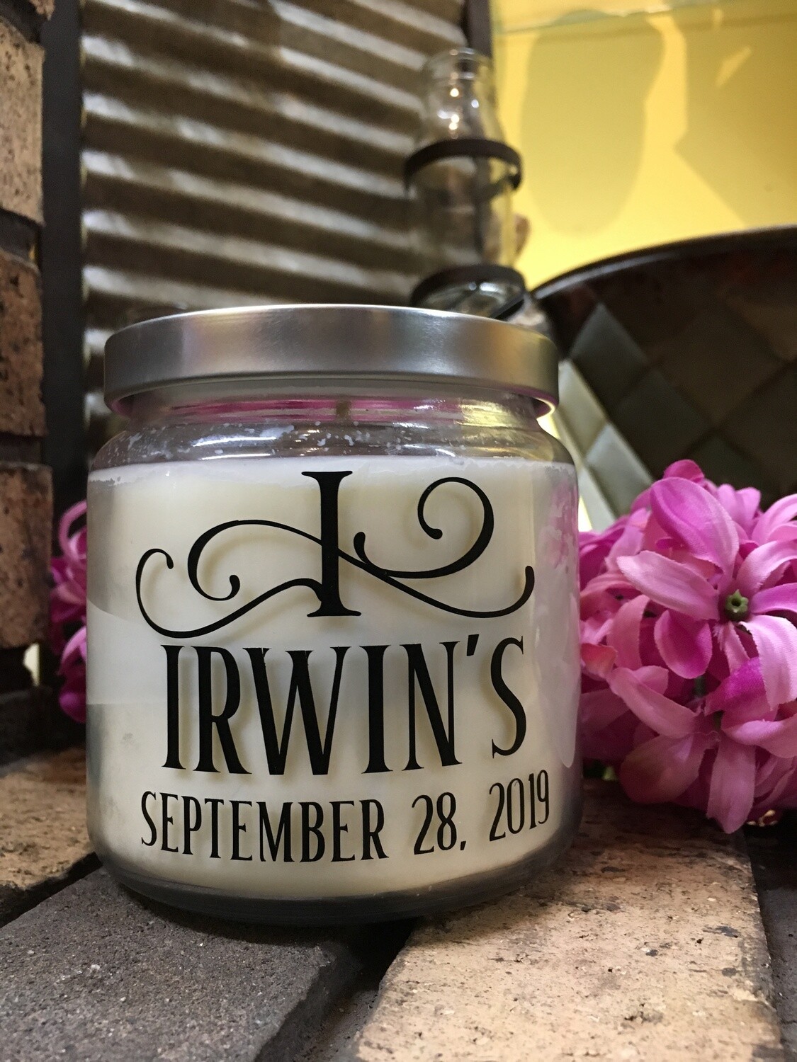 Personalized Candle