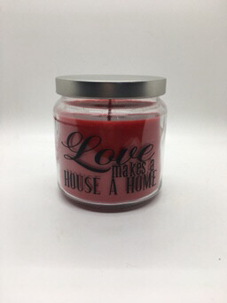 “Love Makes A House A Home Candle