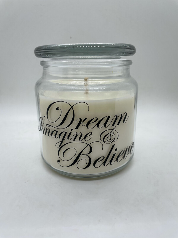 Dream, Imagine, Believe Candle