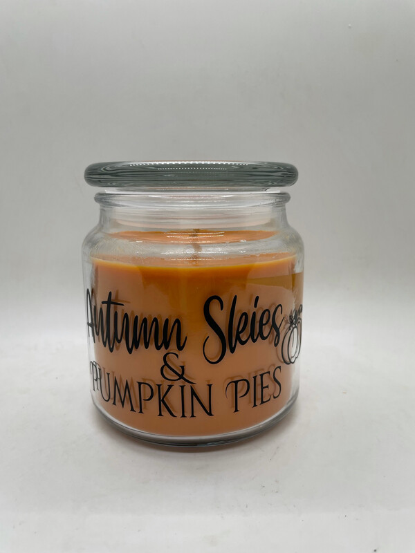 "Autumn Skies & Pumpkin Pies” Candle