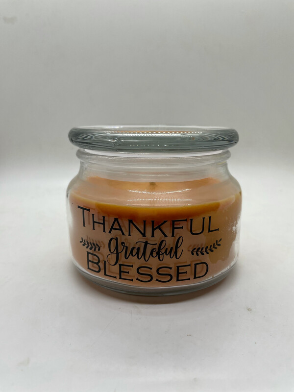 Thankful, Grateful And Blessed Candle