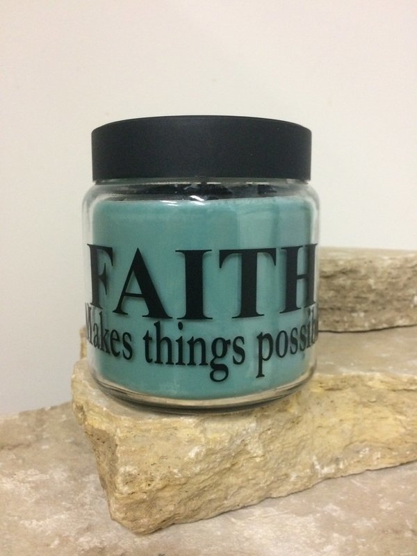 Faith Makes Things Possible Candle