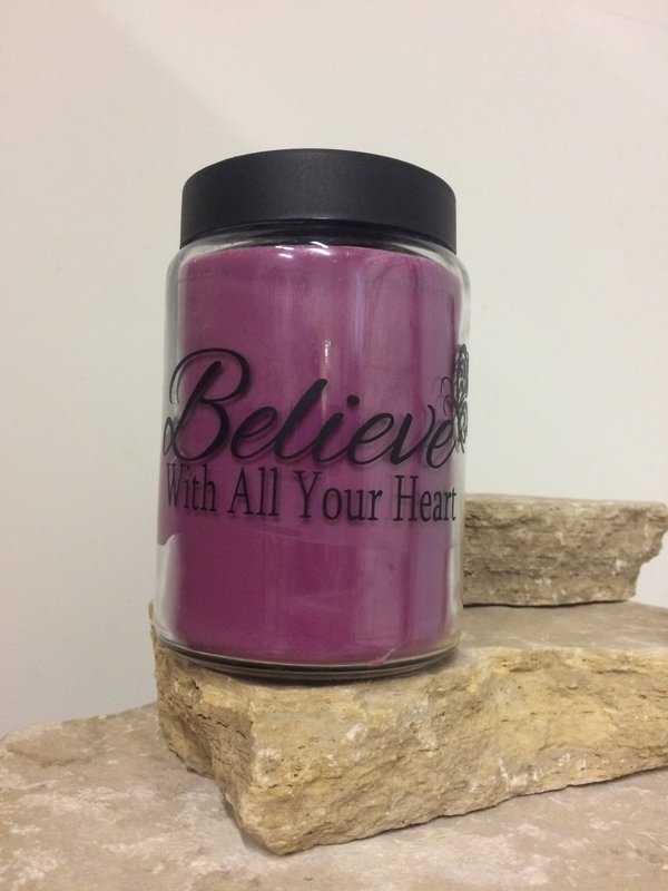 Believe With All Your Heart Candle