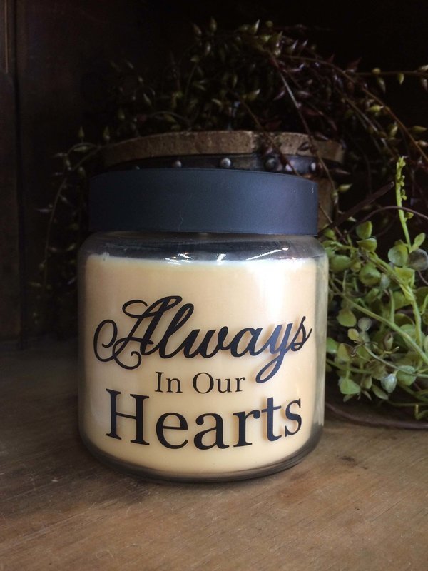 Always In Our Hearts Candle