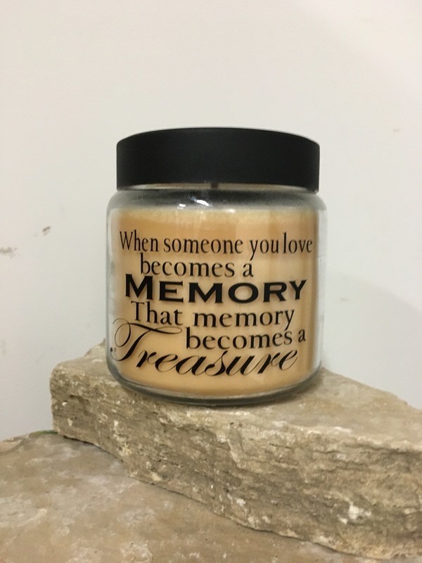 When someone you love becomes a Memory candle