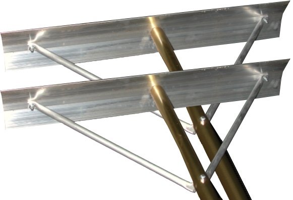 Two 24" New England Concrete Lutes