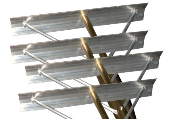 Four 24" New England Concrete Lutes