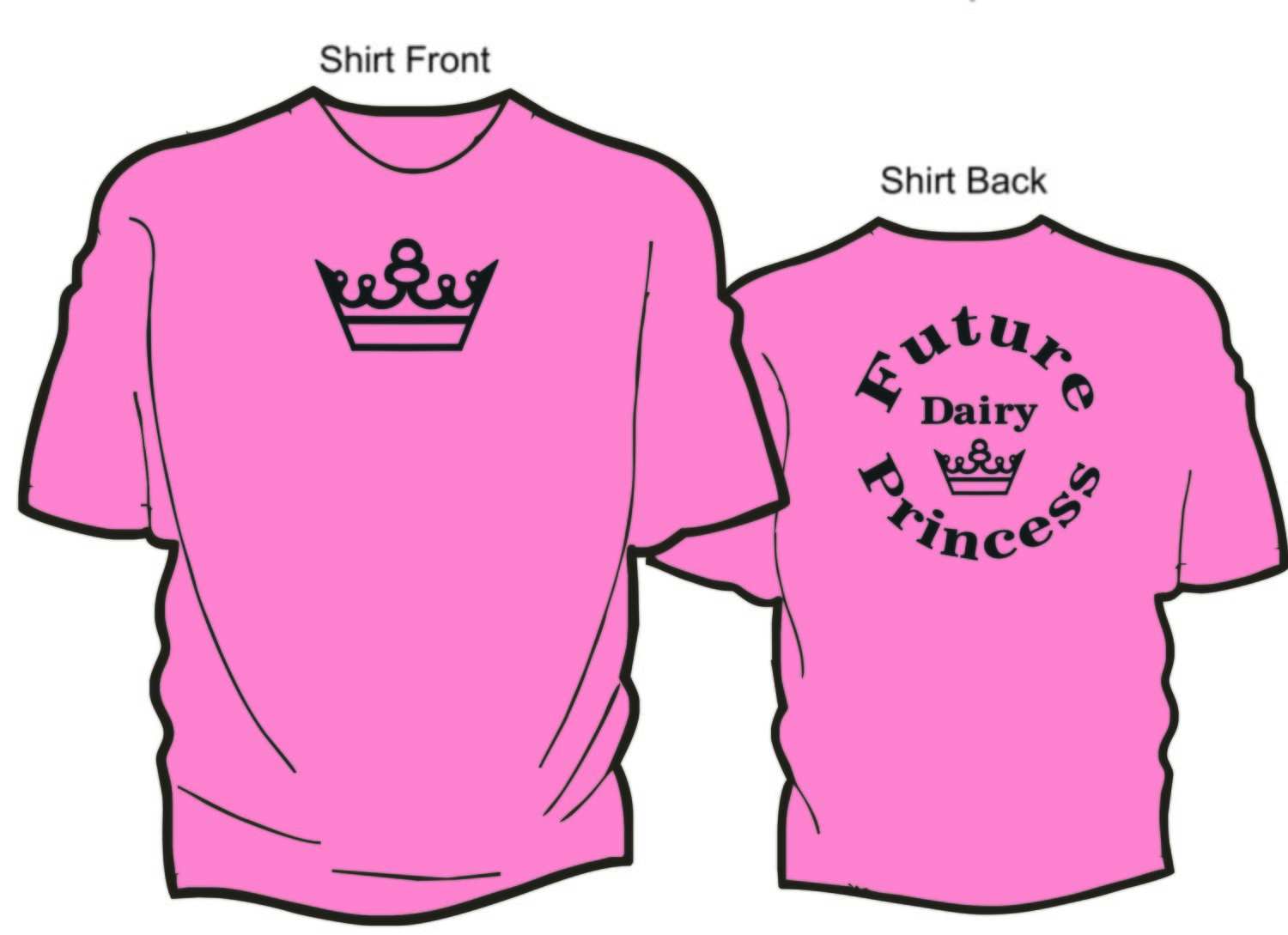 Future Dairy Princess T-shirt Future Dairy Princess T-shirt