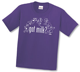 Purple Jumping Cows T-shirt Purple Jumping Cows T-shirt