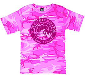 Youth Pink Camo T-shirt