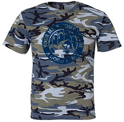 Youth Blue Camo T-shirt Youth Blue Camo T-shirt