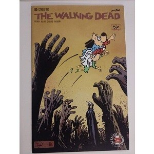 Custom remarqued cover comic