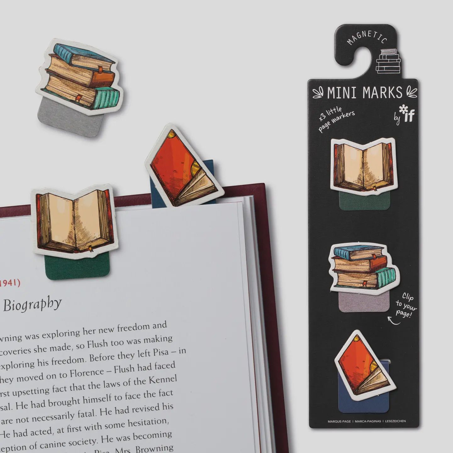 Mini-Marks Magnetic Bookmarks (Books)