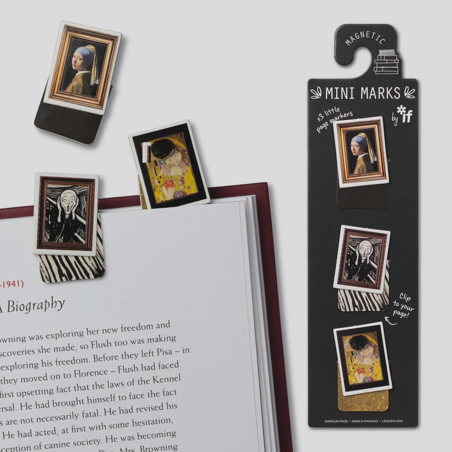 Mini-Marks Magnetic Bookmarks (Framed Classics)