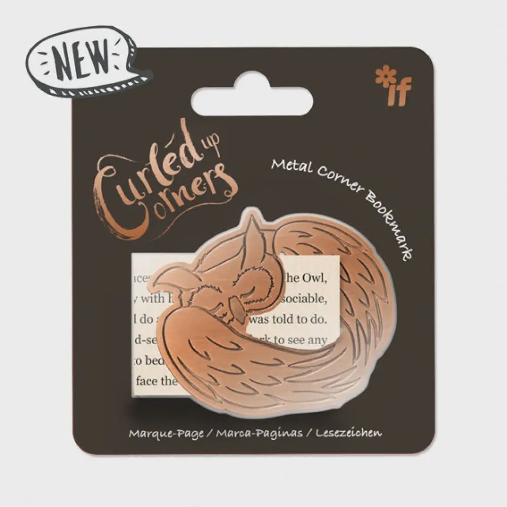Curled Up Corner Bookmark (Sleepy Owl)