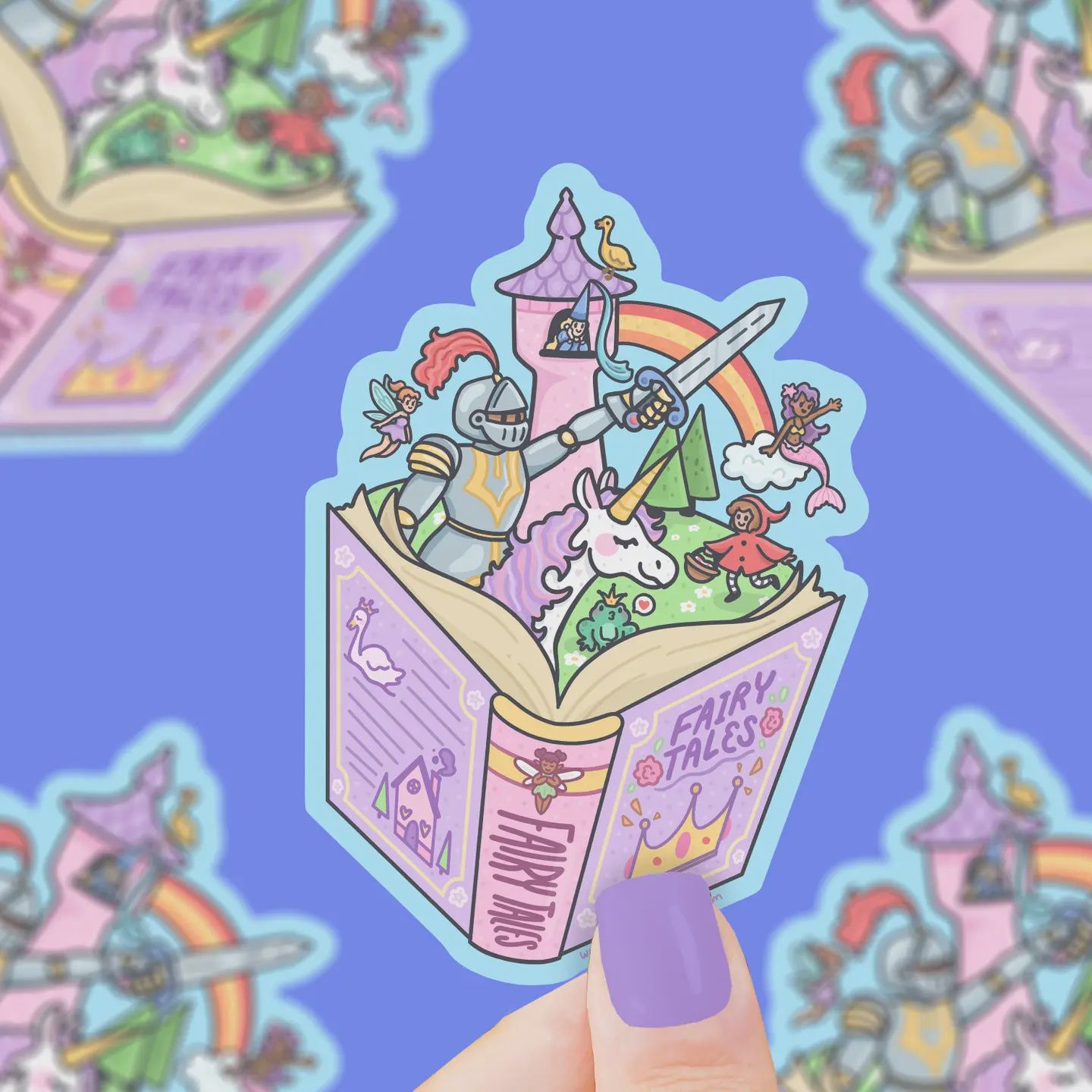 Fairy Tales Book Club (Vinyl Sticker)