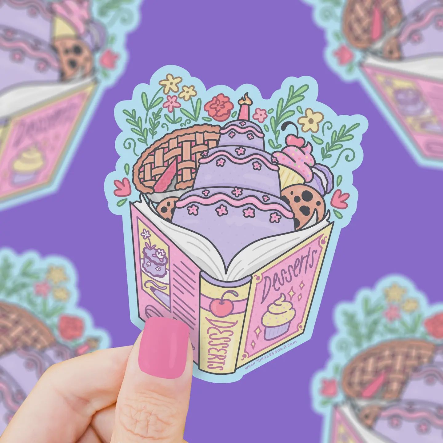 Dessert Cook Book Club (Vinyl Sticker)