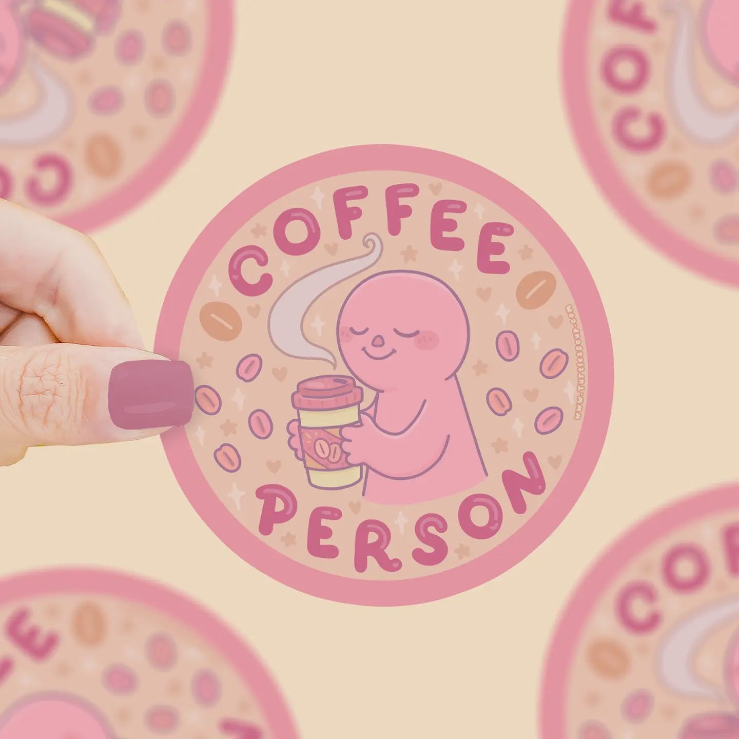 Coffee Person (Vinyl Sticker)