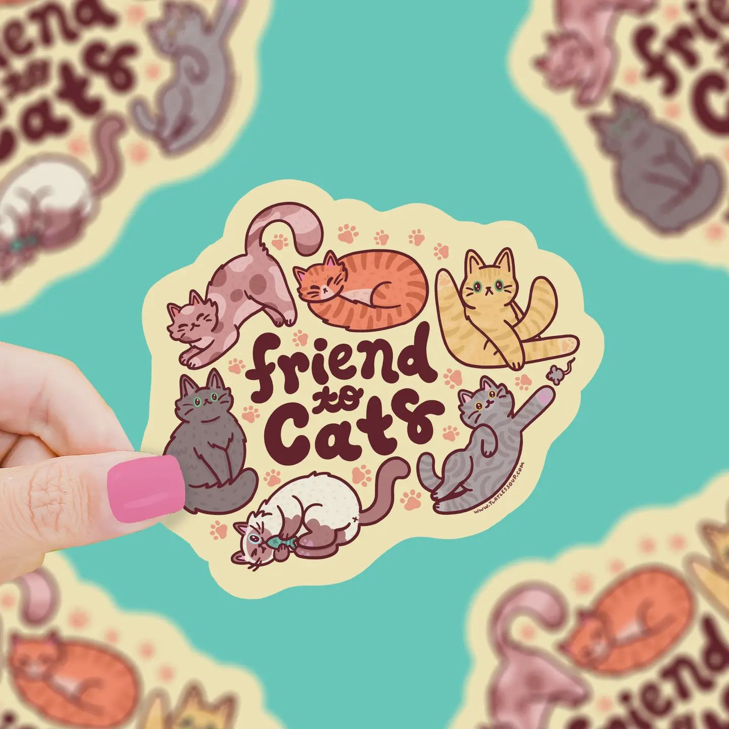 Friend to Cats (Vinyl Sticker)