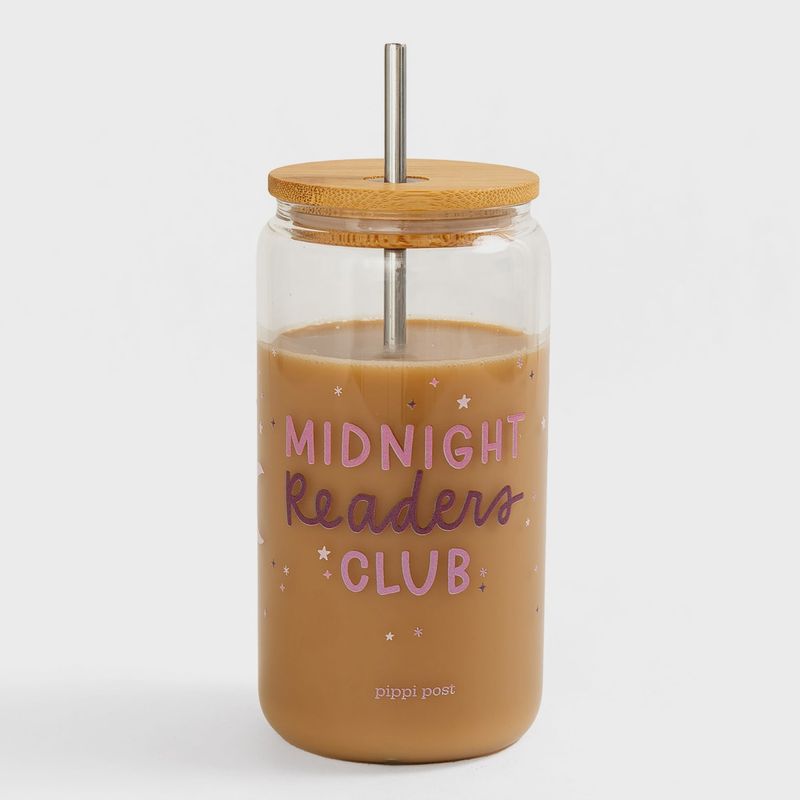 Midnight Readers Club Glass Cup
