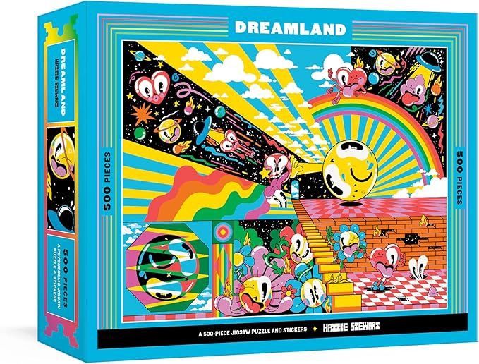 Dreamland 500 Piece Jigsaw Puzzle &amp; Stickers