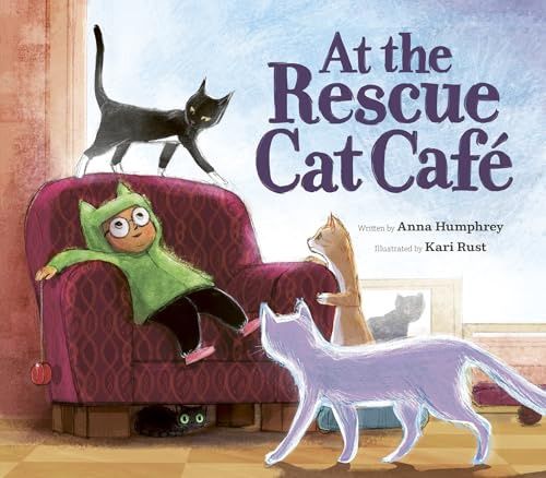 At the Rescue Cat Cafe