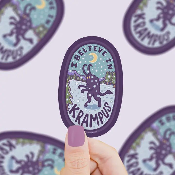 Believe in Krampus (Vinyl Sticker)
