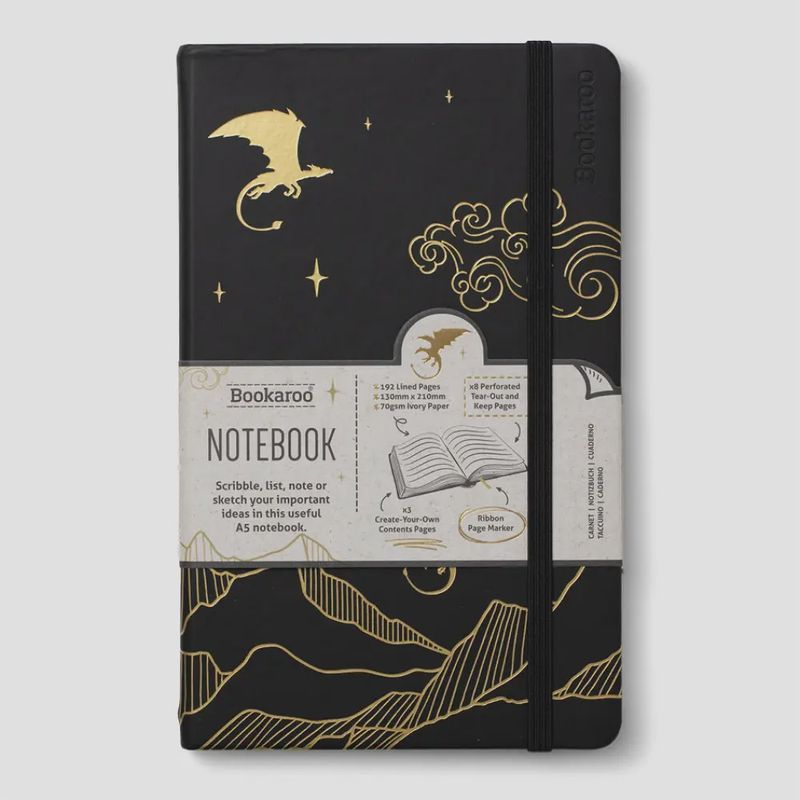 Bookaroo A5 Notebook - Dragons
