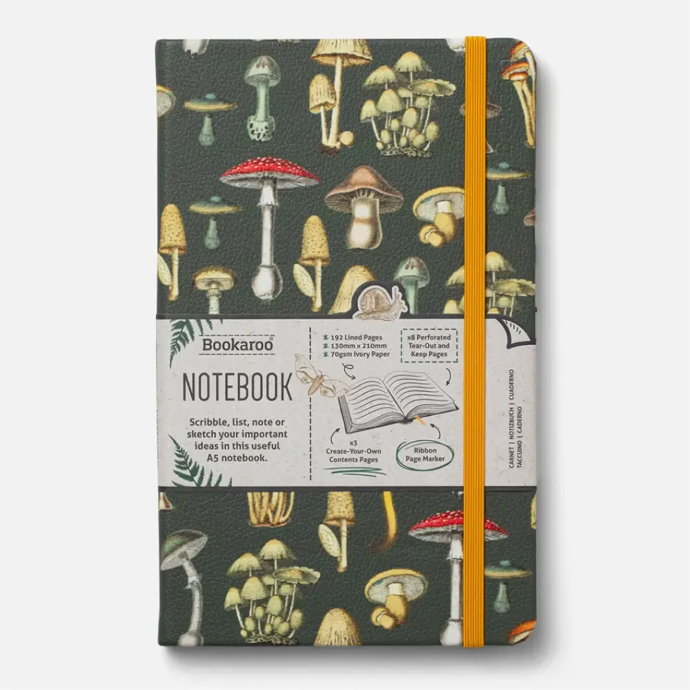 Bookaroo A5 Notebook, Colour: Botanical
