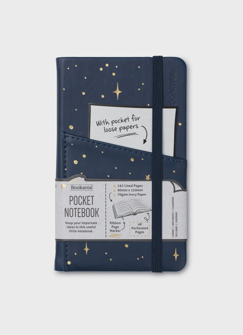 Bookaroo A6 Notebook - Moon &amp; Stars