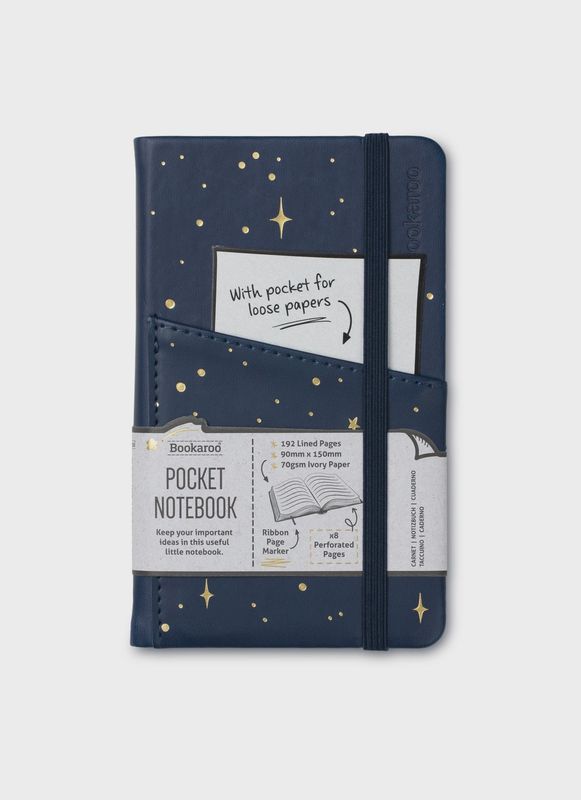 Bookaroo A6 Notebook - Moon &amp; Stars