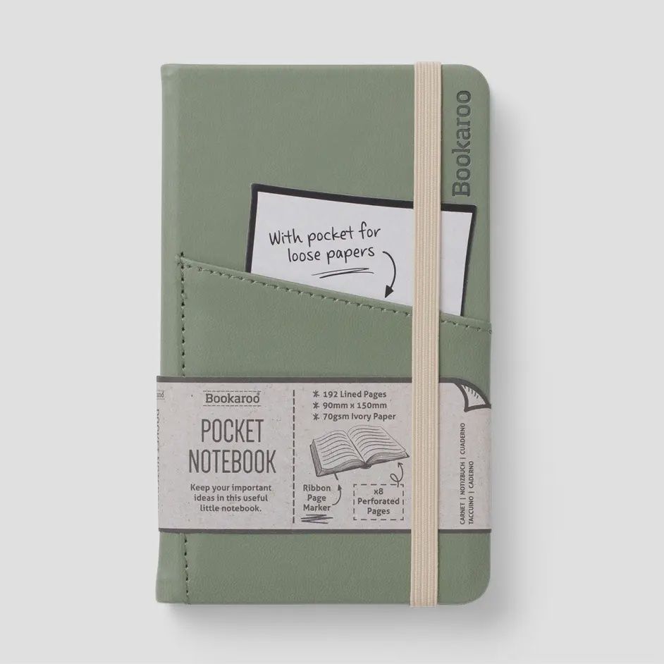 Bookaroo A6 Notebook - Fern