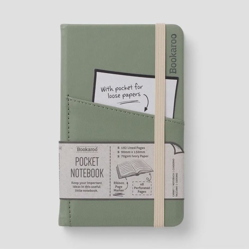 Bookaroo A6 Notebook - Fern