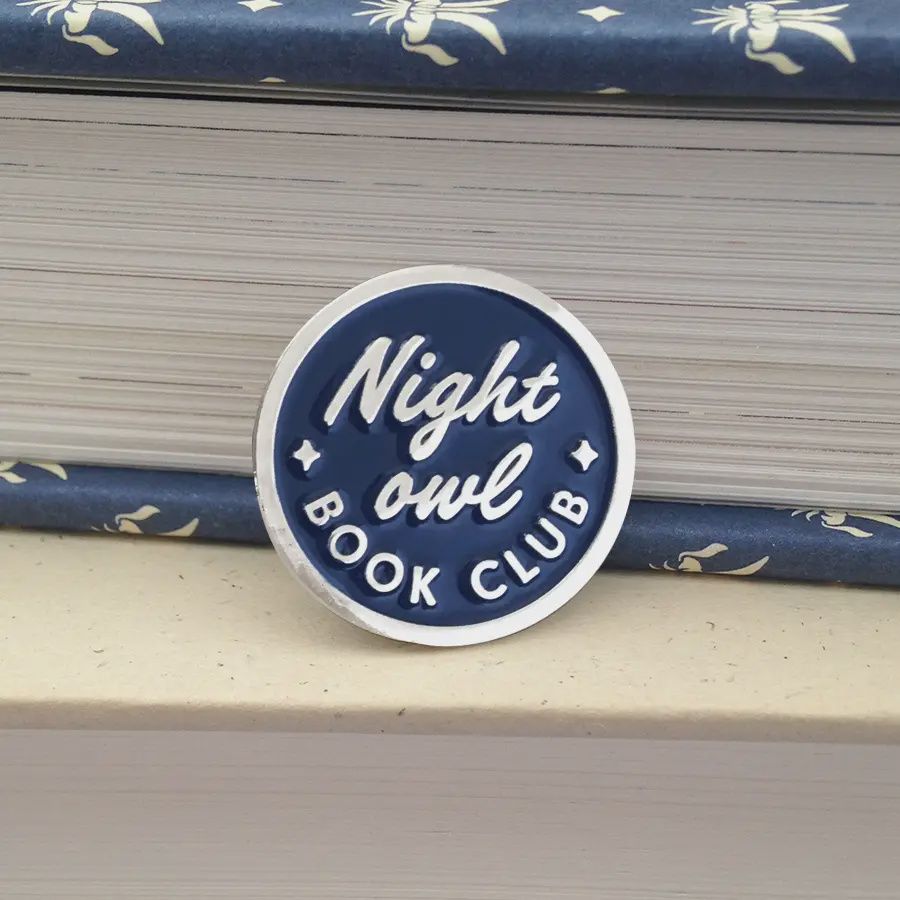 Night Owl Book Club (Enamel Pin)